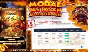 Hnc menang slot Captains Bounty Rajaslot 23 Mei 2025