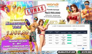 Brt menang slot Songkran Splash Rajaslot 26 Mei 2025