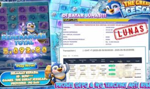 Row menang The Great Icescape Rajaslot 19 Mei 2025