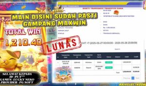 PUT menang slot Lucky Neko Rajaslot 28 Mei 2025