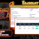 Bukti kemenangan Gates of Gatot Kaca Pragmatic oleh Bkm*** di Rajaslot