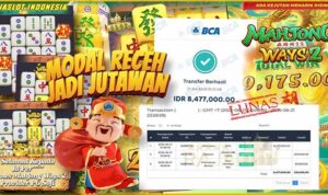 Bukti Menang Mahjong Ways 2 PG Soft Rp9 Juta di Rajaslot