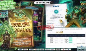 Bukti Kemenangan Slot Dead Mans Riches di Rajaslot