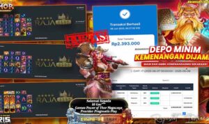 SIP menang slot Power of Thor Rajaslot 8 Juni 2025