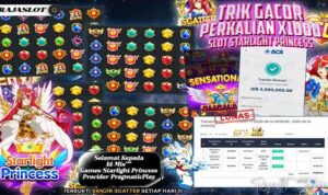 Bukti Kemenangan Slot Starlight Princess di Rajaslot