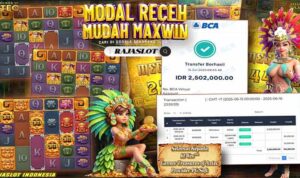 Bukti Menang Slot Treasure of Aztec Rp2,5 Juta di Rajaslot