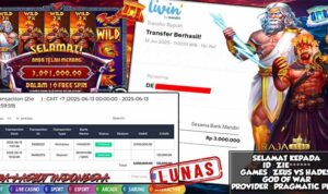 Bukti Kemenangan Slot Zeus Vs Hades di Rajaslot