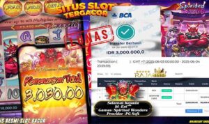 EXT menang slot Spirited Wonders Rajaslot 4 Juni 2025