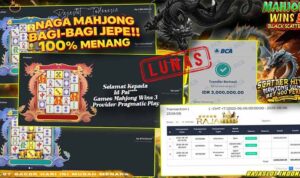 PAL menang slot Mahjong Wins 3 Rajaslot 6 Juni 2025