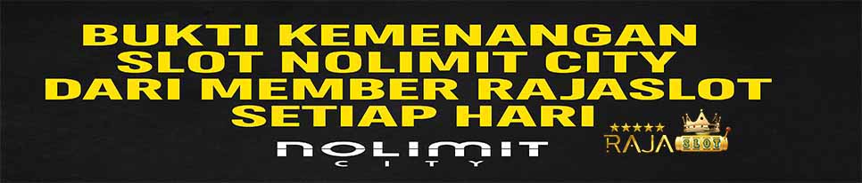 Bukti kemenangan slot Nolimit City terbaru dari member Rajaslot
