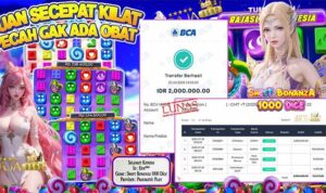 Bukti kemenangan Sweet Bonanza 1000 Dice member Rajaslot