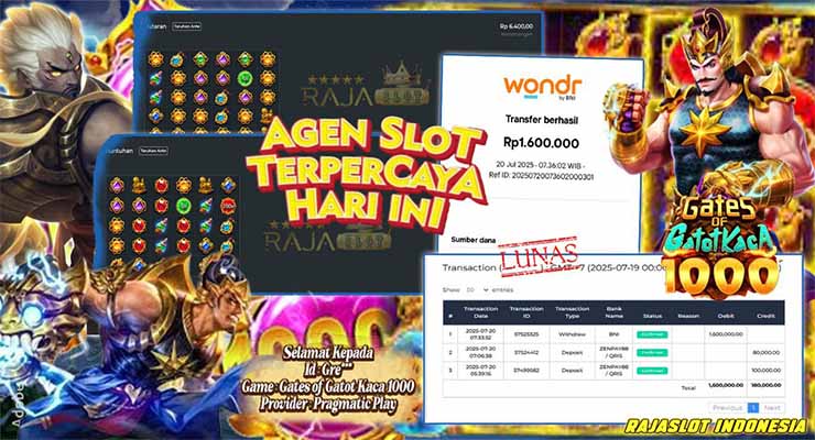 Rp1,6 juta dari Gates of Gatot Kaca 1000 lewat 12 Free Spins