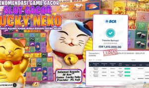 Bukti kemenangan Lucky Neko PG Soft member Rajaslot