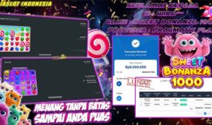 bukti kemenangan Sweet Bonanza 1000 – slot Pragmatic Play modal 250 ribu menang besar