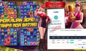 Zek menang Rp1,9 juta dari slot Speed Runner PG Soft di Rajaslot