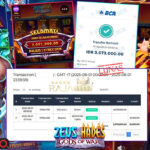 Pemain Hye*** menang Rp3 juta di slot Zeus vs Hades pada situs Rajaslot