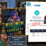 bukti kemenangan Street Knock Out di Rajaslot — 10x Free Spins Rp4.582.000 (ID Nim***, 20-08-2025)