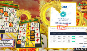 bukti kemenangan Mahjong Wins 2 di Rajaslot — 10x Free Spins Rp2.981.300 (ID Pev***, 18-08-2025)
