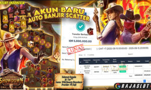 Pemain Tur*** menang Rp5 juta di slot Wild Bounty ShowDown di Rajaslot